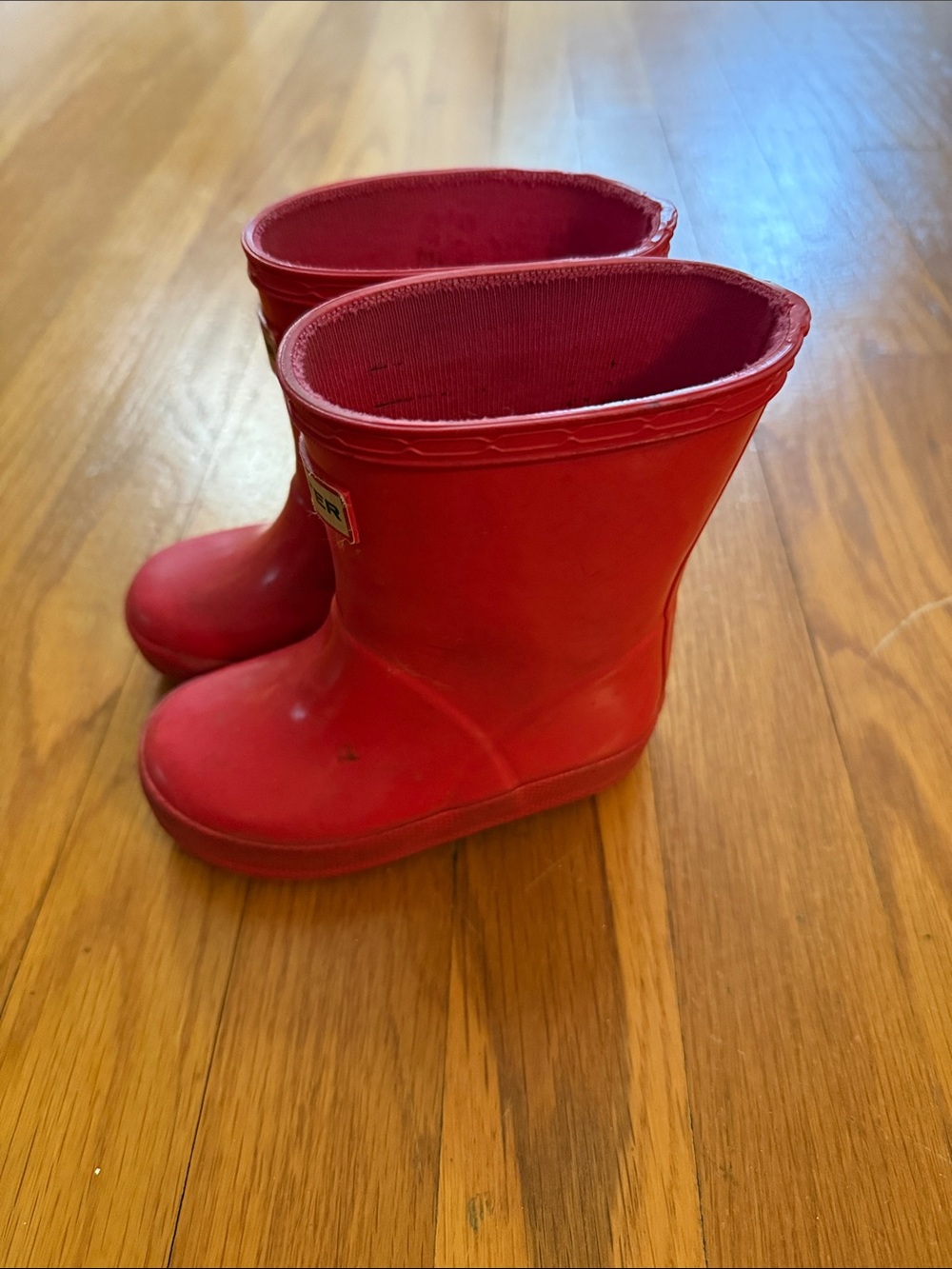 Hunter Pink Kids' Rubber Rain Boots - Picture 2 of 4